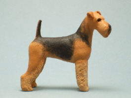 (image for) Miniature Standing Airedale Terrier by Karl Blindheim